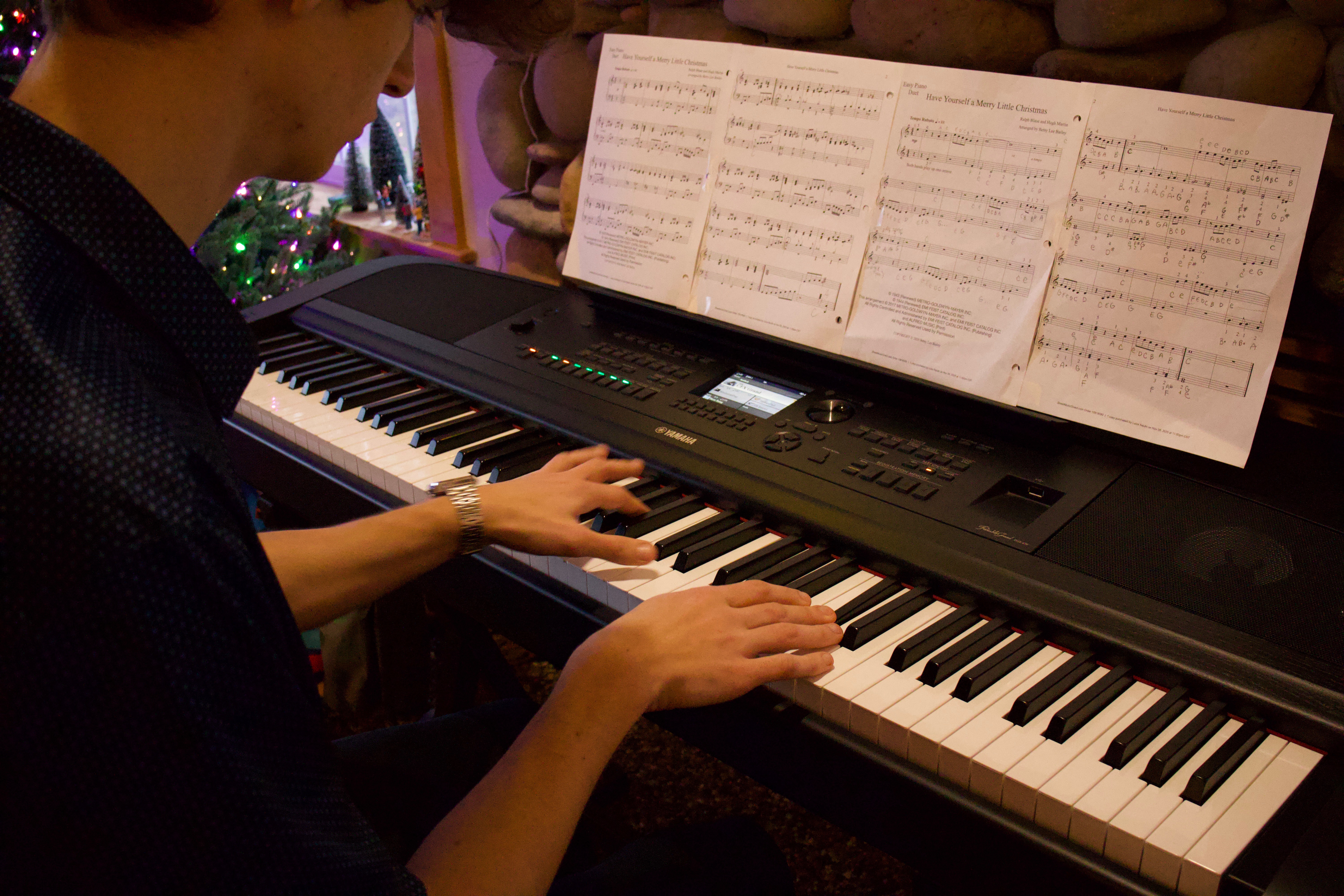 Recital performance